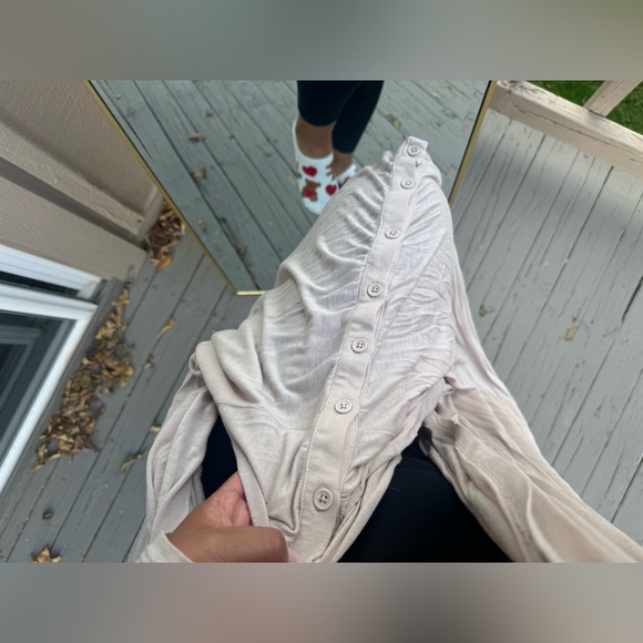 Honey Belle • Wrap Around Long Tunic Cardigan / 2 in 1 - Picture 9 of 11